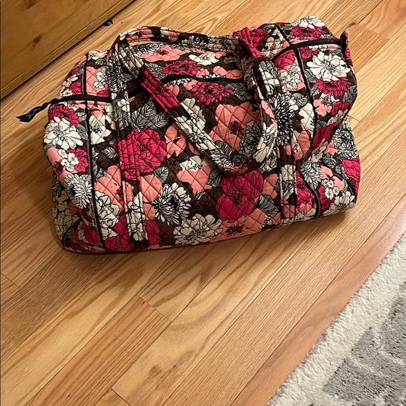 Vera Bradley Handbags - Pink and Black Travel Duffel Bag